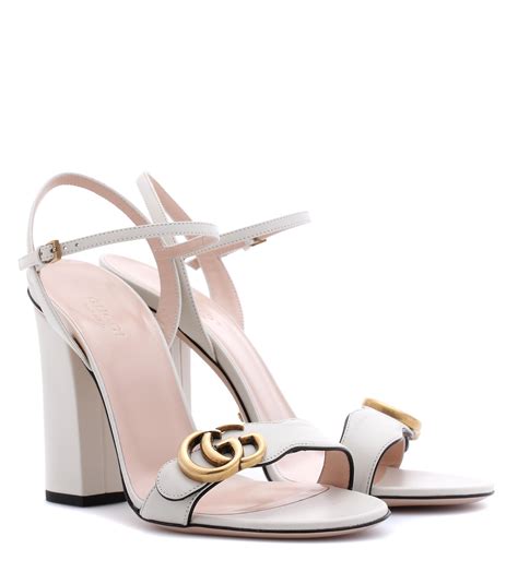 white gucci heel|gucci heels price.